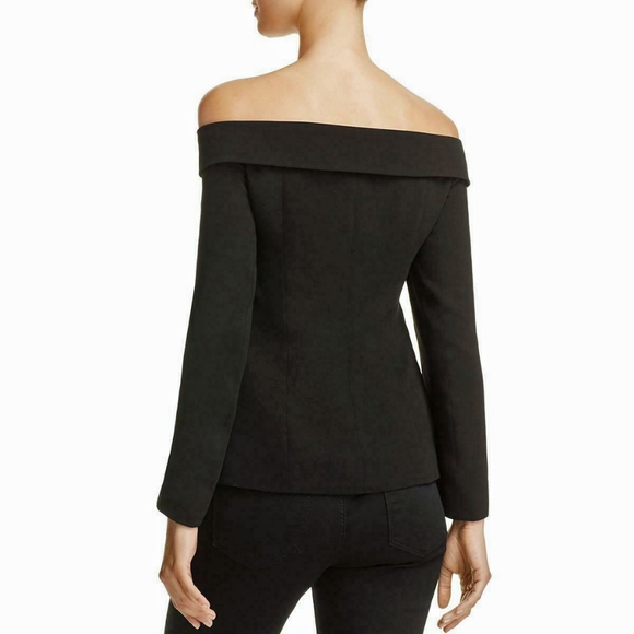 Bardot Off Shoulder Blazer Jacket Size 6 NWT - Picture 2 of 6